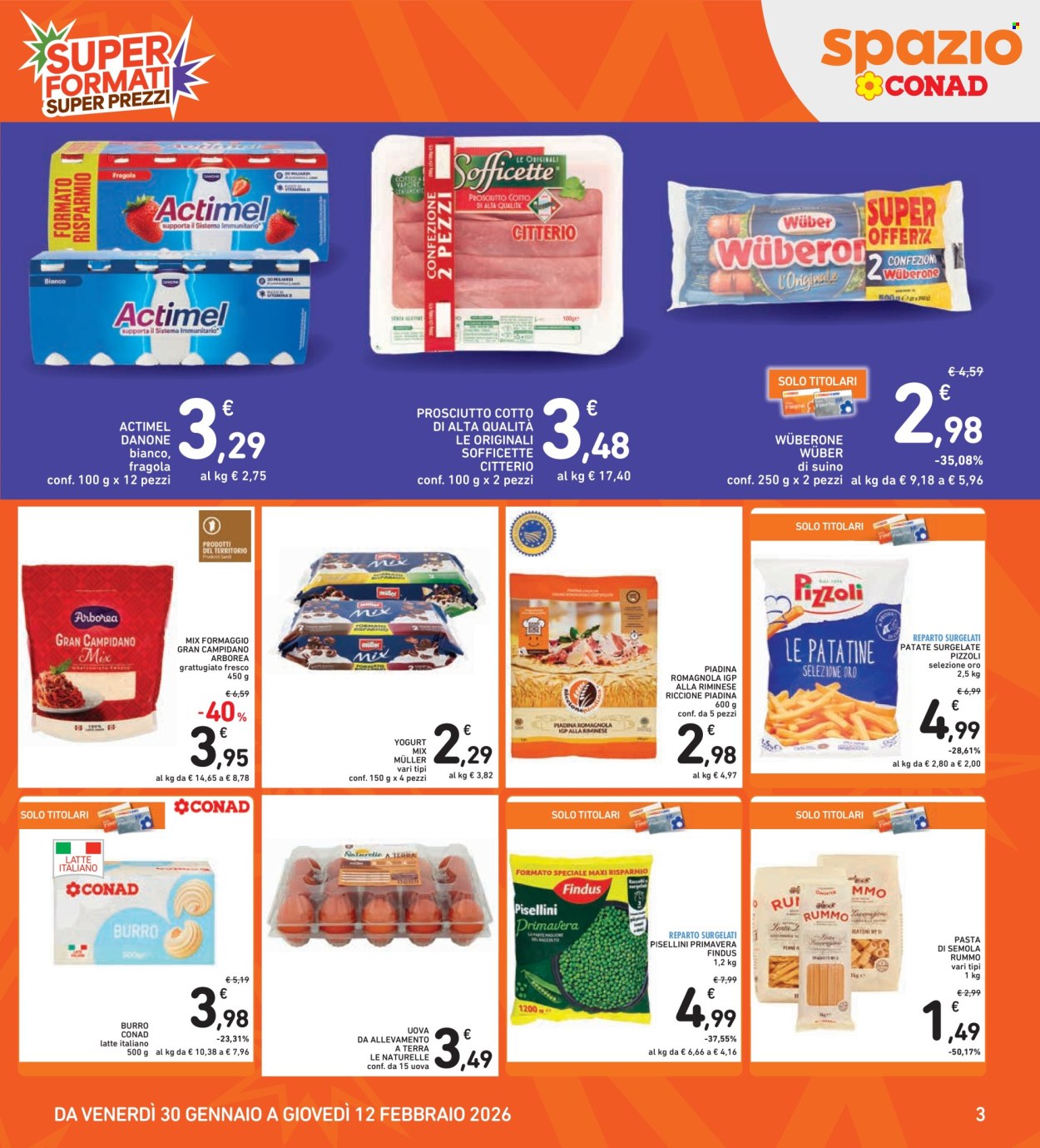 Volantino Spazio Conad - 30/1/2026 - 12/2/2026. Pagina 3