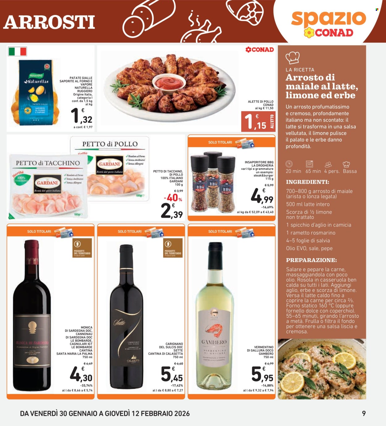 Volantino Spazio Conad - 30/1/2026 - 12/2/2026. Pagina 9