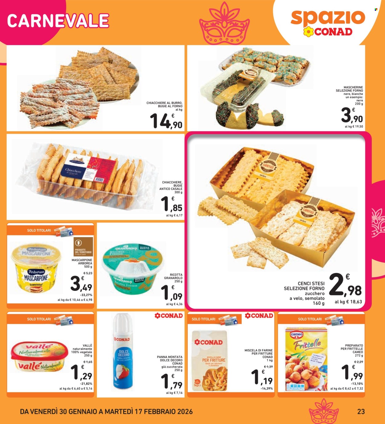 Volantino Spazio Conad - 30/1/2026 - 12/2/2026. Pagina 23