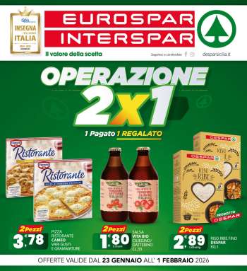 Volantino Eurospar - 23/1/2026 - 1/2/2026.