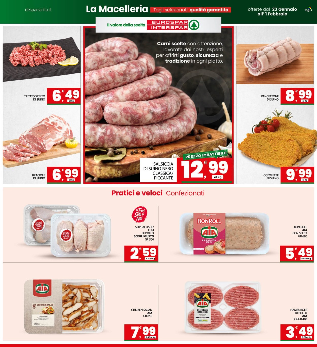 Volantino Eurospar - 23/1/2026 - 1/2/2026. Pagina 7