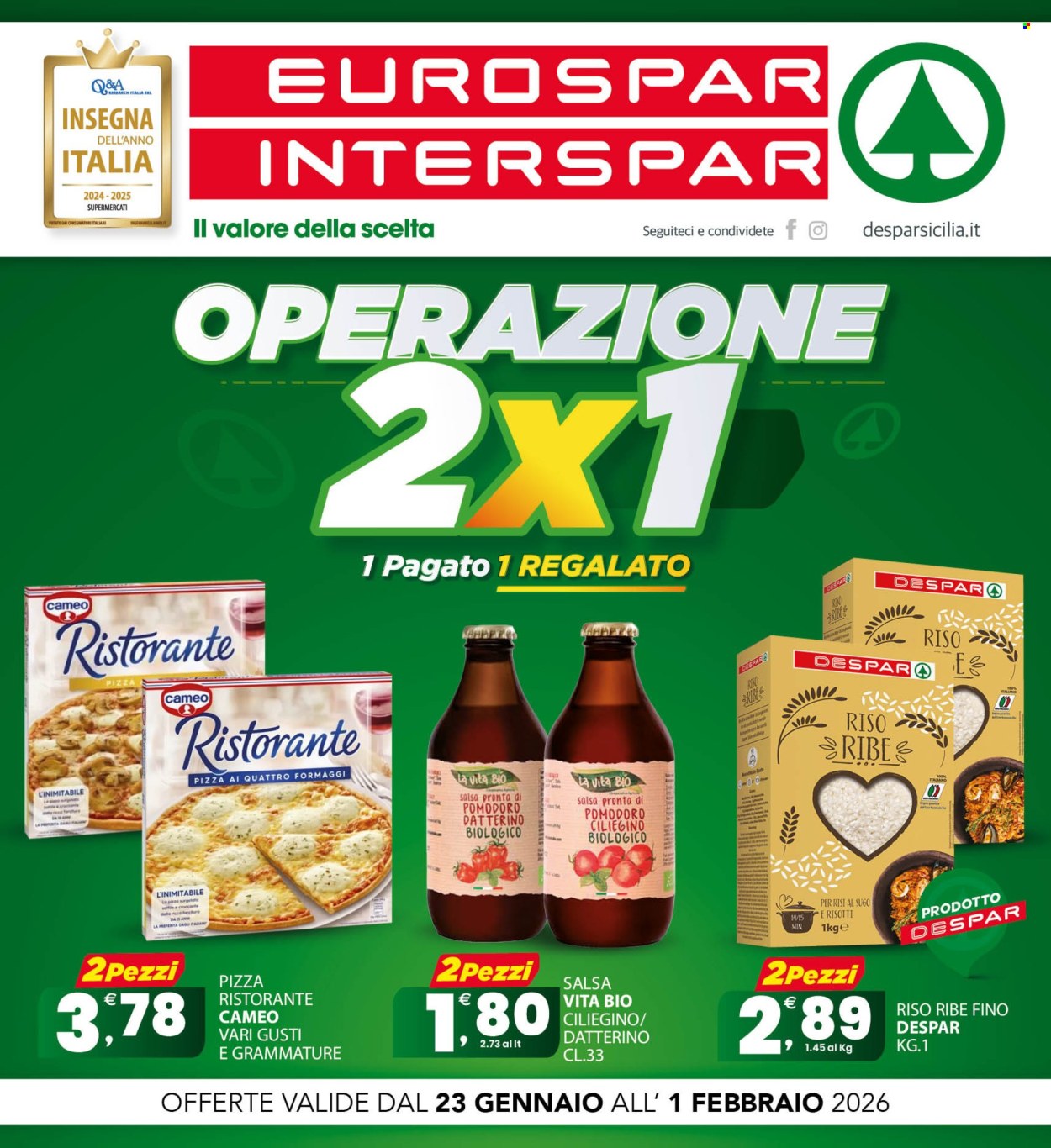 Volantino Interspar - 23/1/2026 - 1/2/2026. Pagina 1