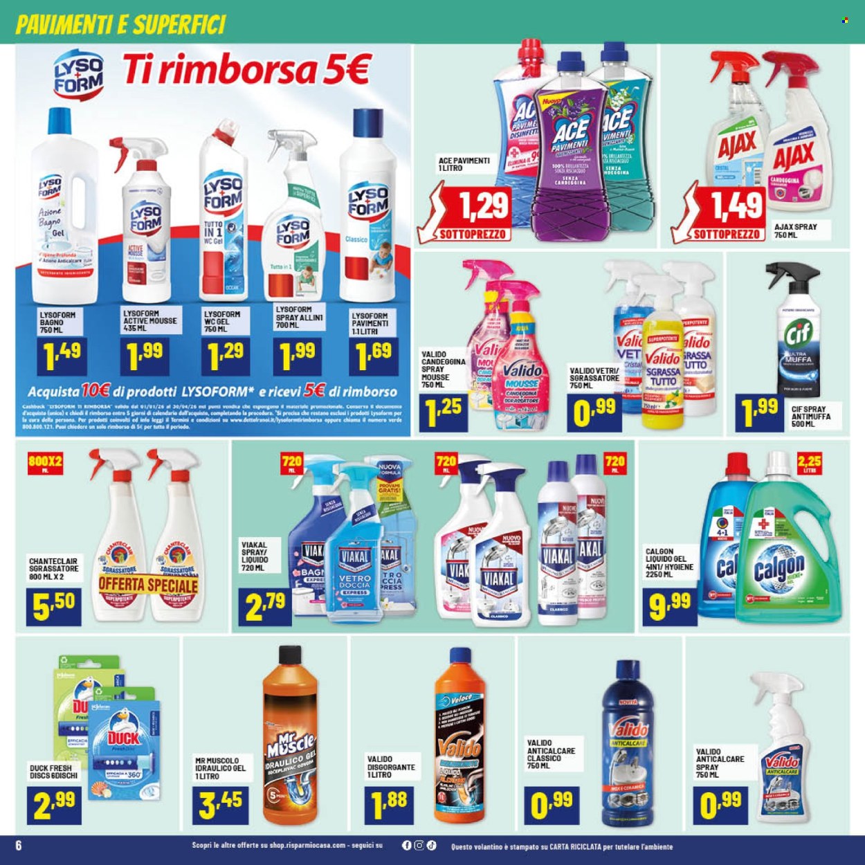 Volantino Risparmio Casa - 24/1/2026 - 8/2/2026. Pagina 6