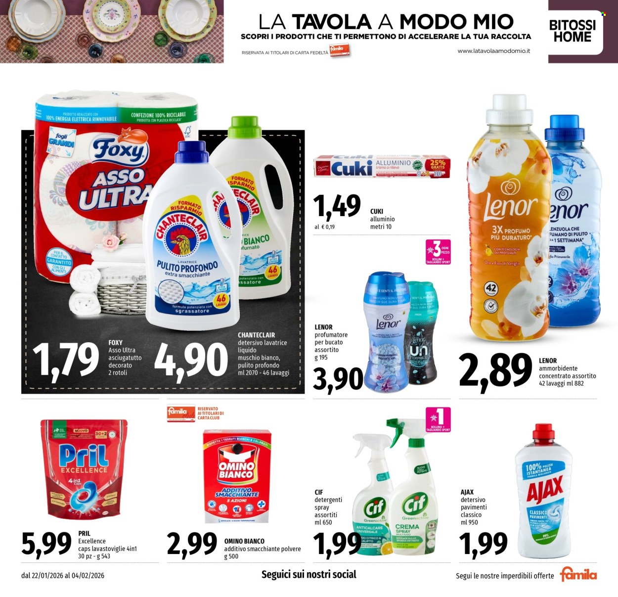 Volantino Famila - 22/1/2026 - 4/2/2026. Pagina 19