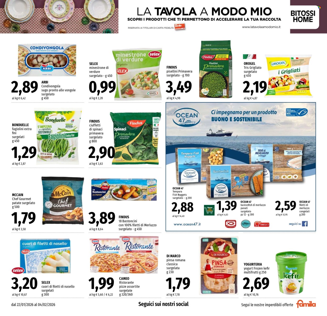 Volantino Famila - 22/1/2026 - 4/2/2026. Pagina 9