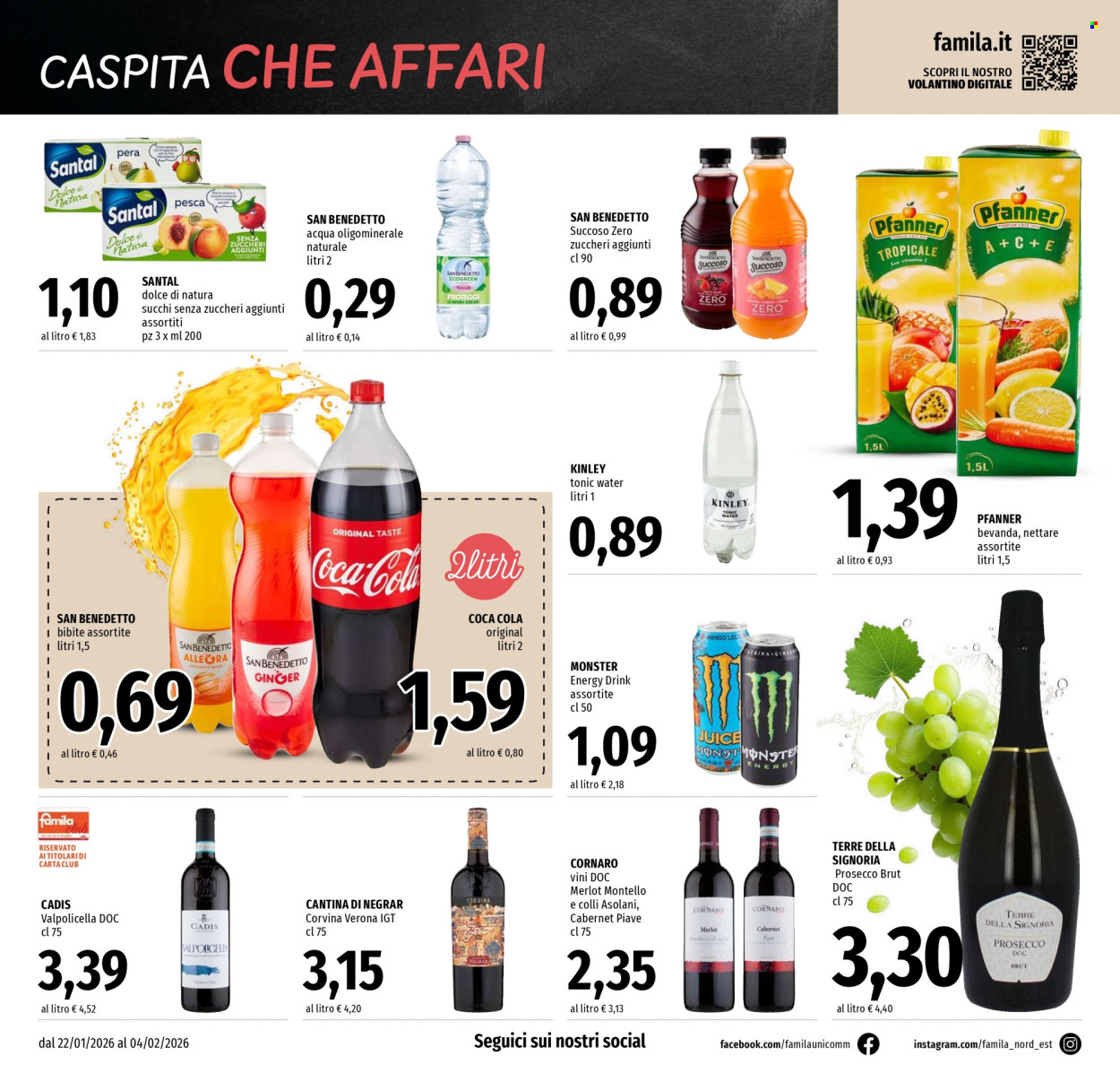 Volantino Famila - 22/1/2026 - 4/2/2026. Pagina 14