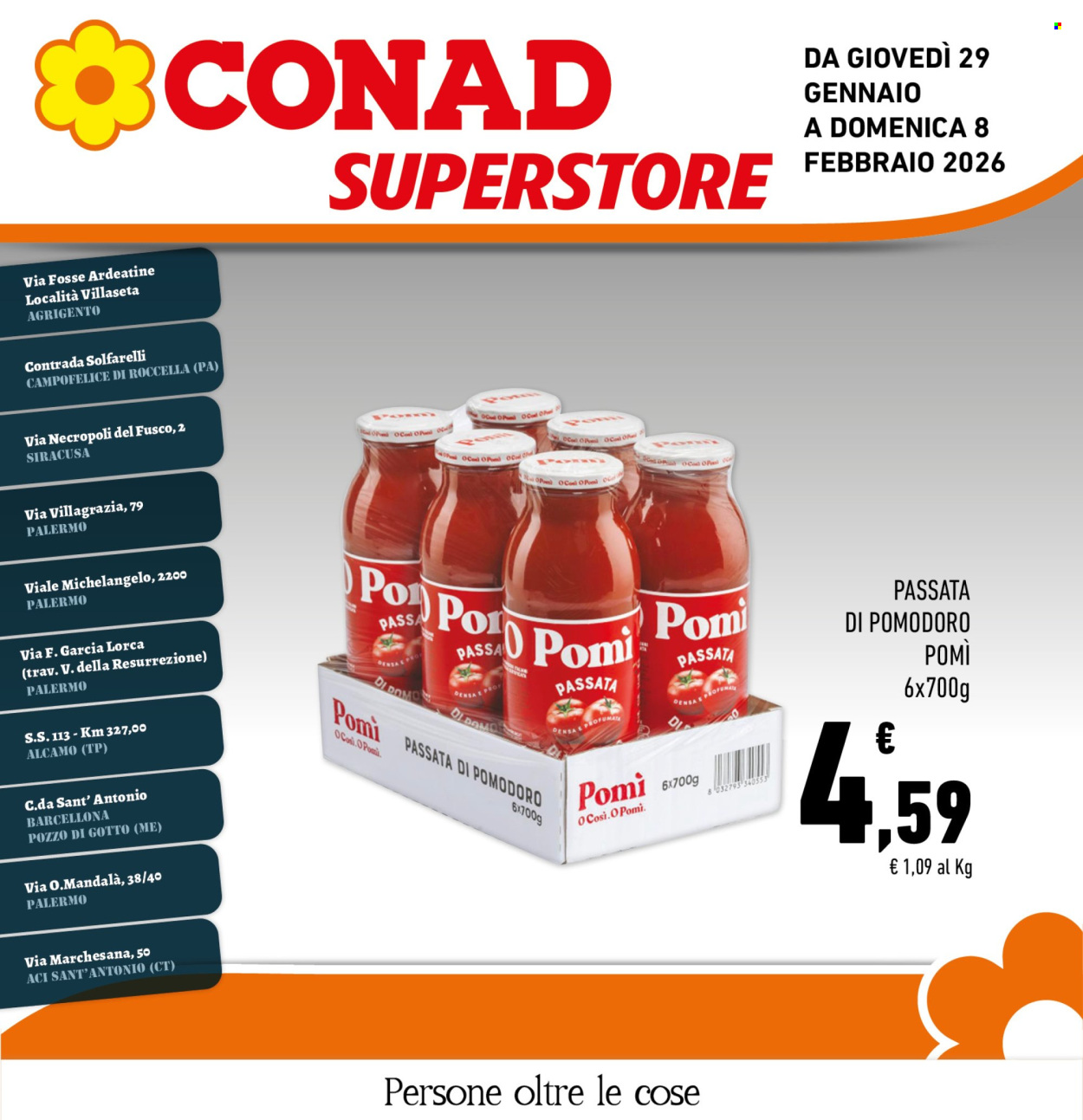Volantino Conad Superstore - 29/1/2026 - 8/2/2026. Pagina 1