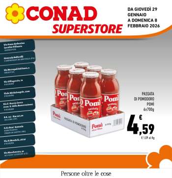 Volantino Conad Superstore - 29/1/2026 - 8/2/2026.