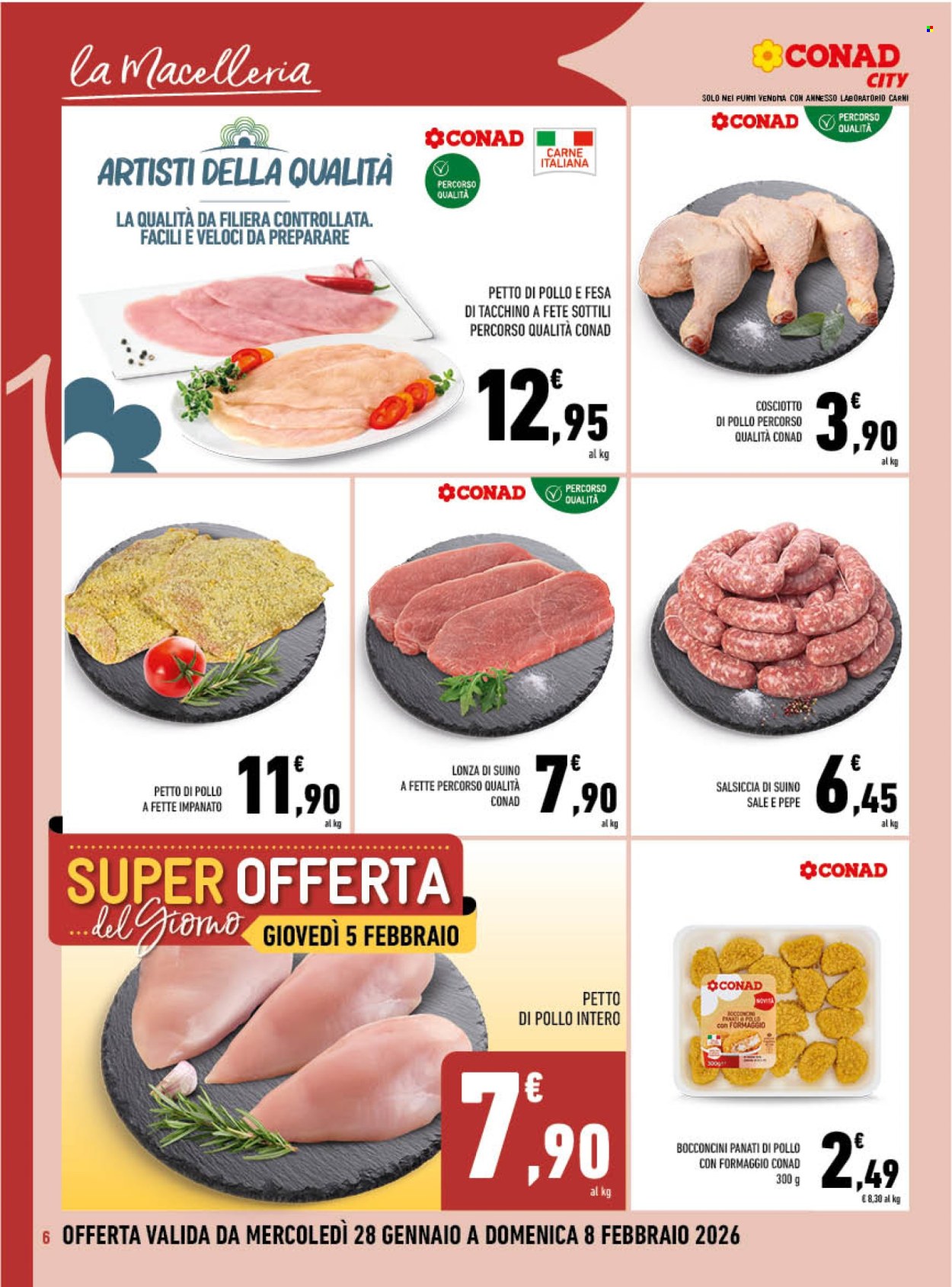 Volantino Conad - 29/1/2026 - 8/2/2026. Pagina 6