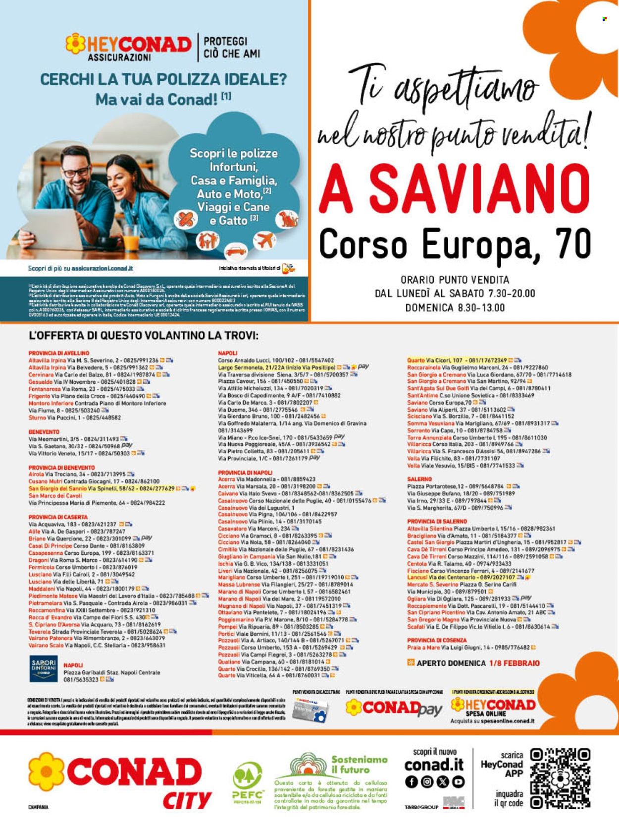 Volantino Conad - 29/1/2026 - 8/2/2026. Pagina 16