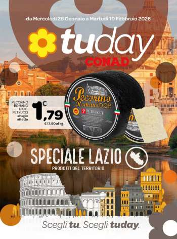 Volantino TuDay Conad - 28/1/2026 - 10/2/2026.