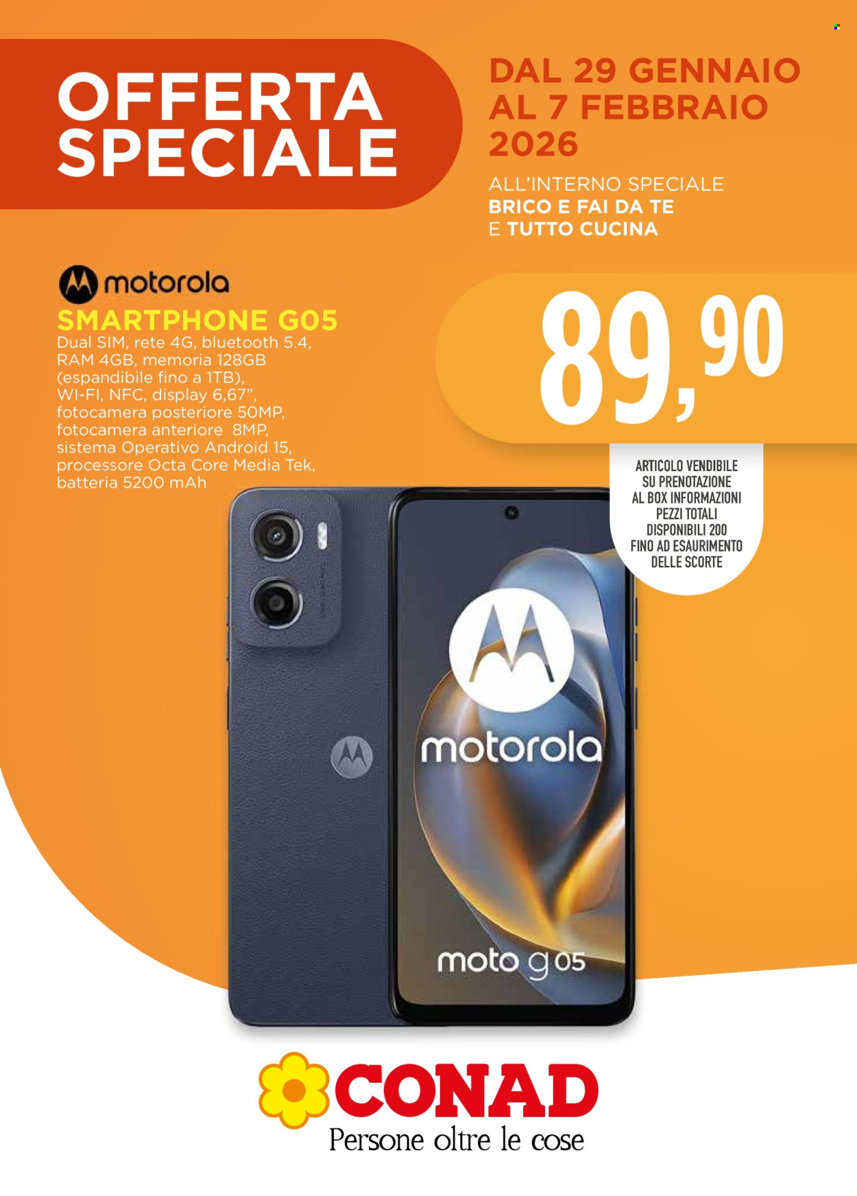 Volantino Conad - 29/1/2026 - 7/2/2026. Pagina 1