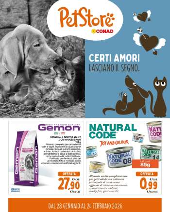 Volantino Pet Store Conad - 28/1/2026 - 24/2/2026.