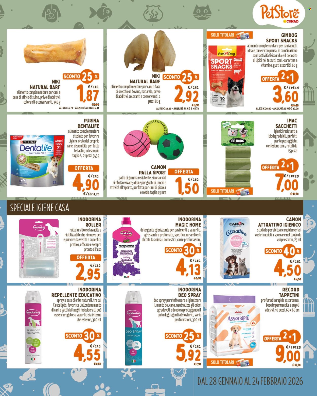 Volantino Pet Store Conad - 28/1/2026 - 24/2/2026. Pagina 3