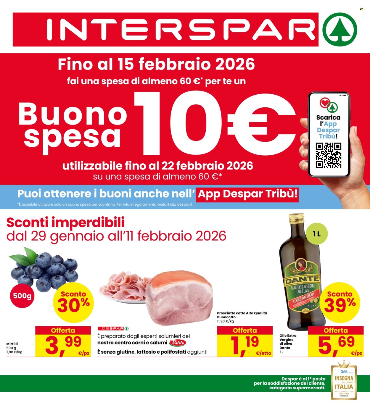 Volantino Interspar - 29/1/2026 - 11/2/2026. Pagina 1