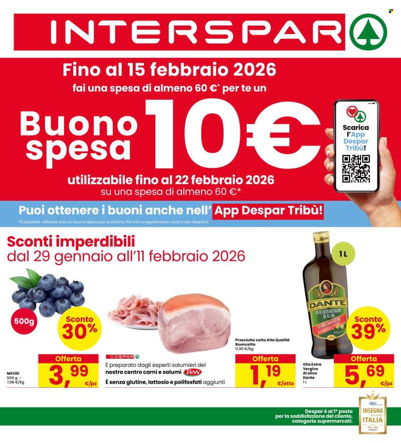 Volantino Interspar - 29/1/2026 - 11/2/2026.