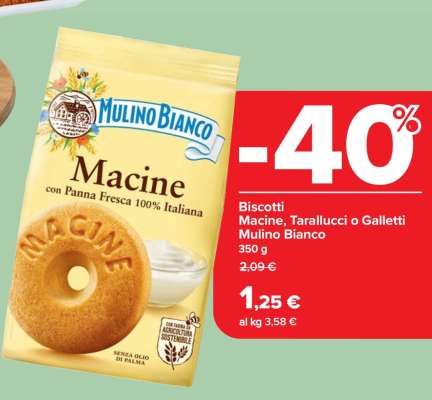 Biscotti Macine, Tarallucci o Galletti Mulino Bianco