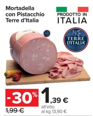 Mortadella con Pistacchio Terre d’Italia
