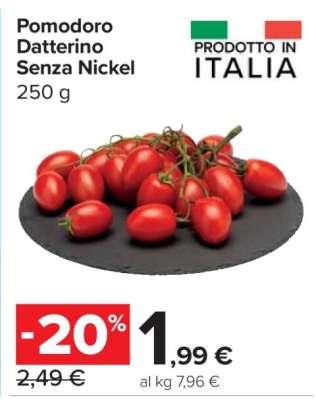 Pomodoro Datterino Senza Nickel
