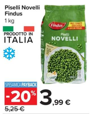 Piselli Novelli Findus