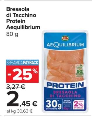 Bresaola di Tacchino Protein Aequilibrium