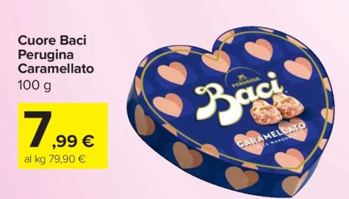 Cuore Baci Perugina Caramellato