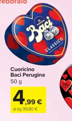CUORICINO BACI PERUGINA