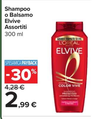 Shampoo o Balsamo Elvive Assortiti
