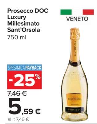 Prosecco DOC Luxury Millesimato Sant'Orsola