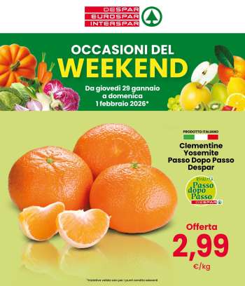 Volantino Eurospar - 29/1/2026 - 1/2/2026.