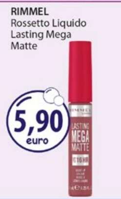 RIMMEL Rossetto Liquido Lasting Mega Matte