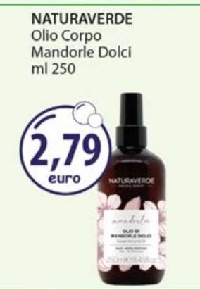 NATURAVERDE Olio Corpo Mandorle Dolci