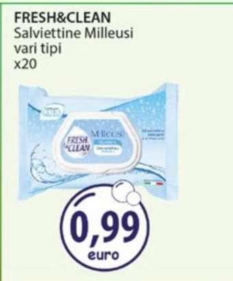 FRESH&CLEAN Salviettine Milleusi