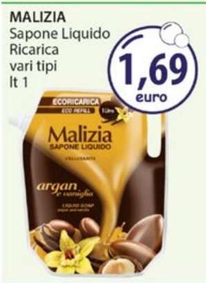 MALIZIA Sapone Liquido Ricarica