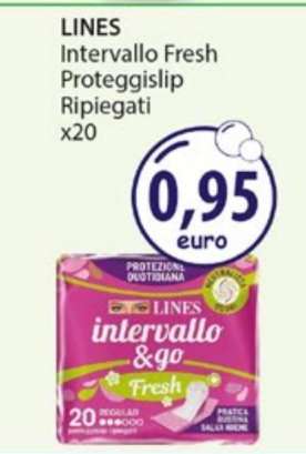 LINES Intervallo Fresh Proteggislip Ripiegati x20