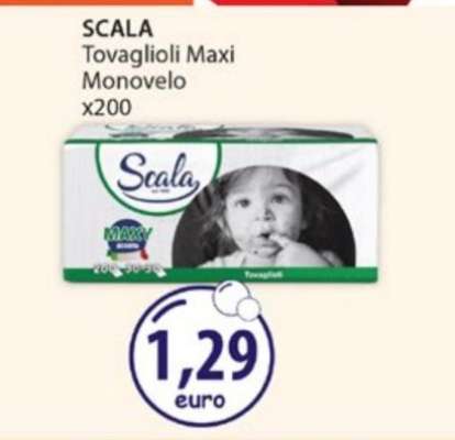 SCALA Tovaglioli Maxi Monovelo x200
