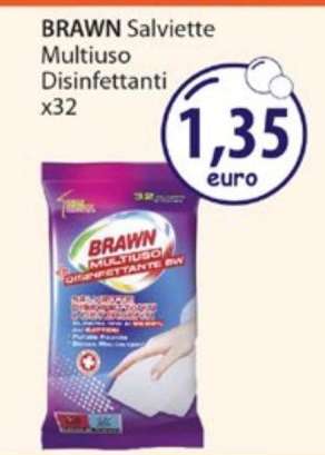 BRAWN Salviette Multiuso Disinfettanti x32