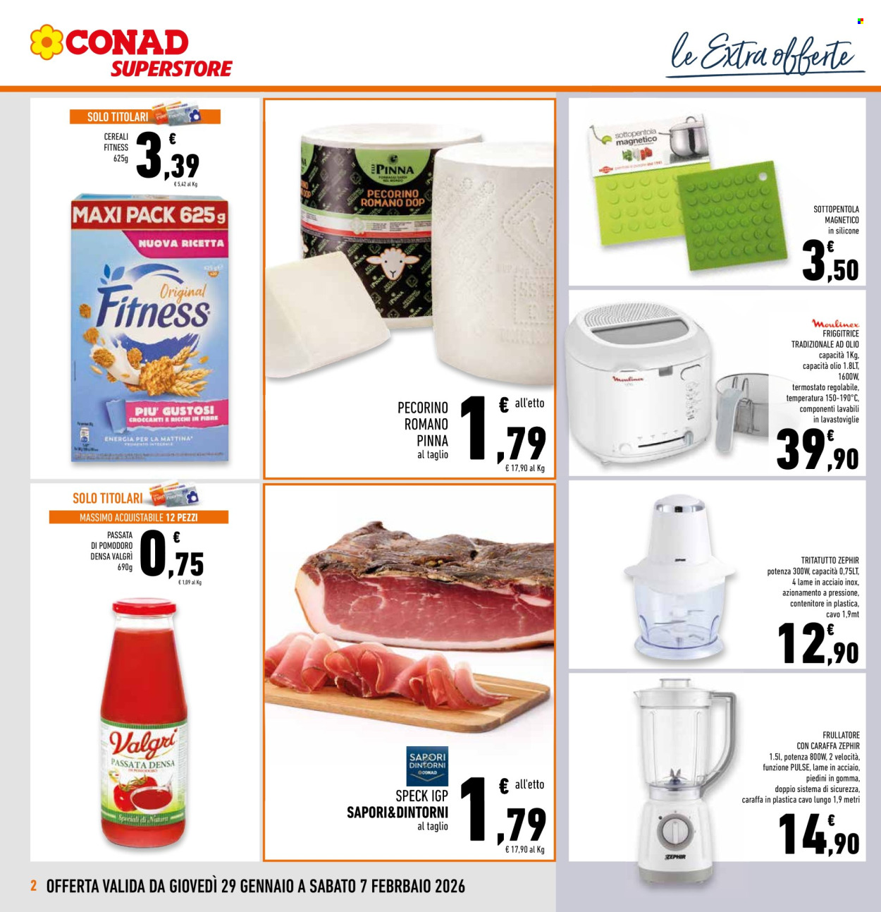 Volantino Conad Superstore - 29/1/2026 - 7/2/2026. Pagina 2