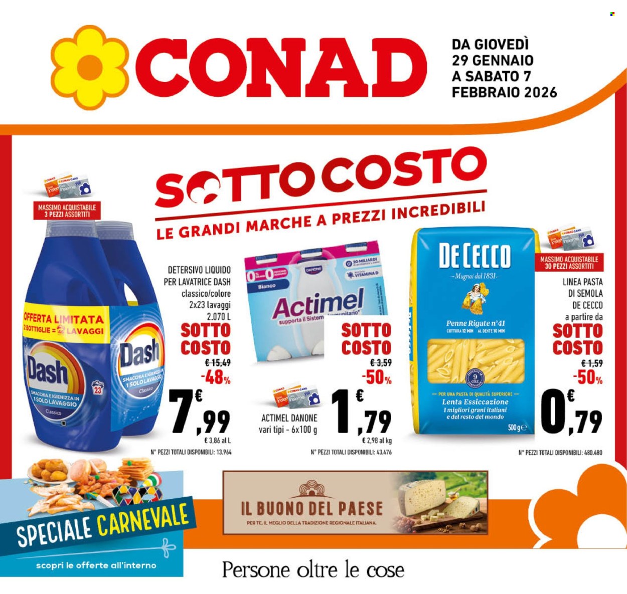 Volantino Conad - 29/1/2026 - 7/2/2026. Pagina 1