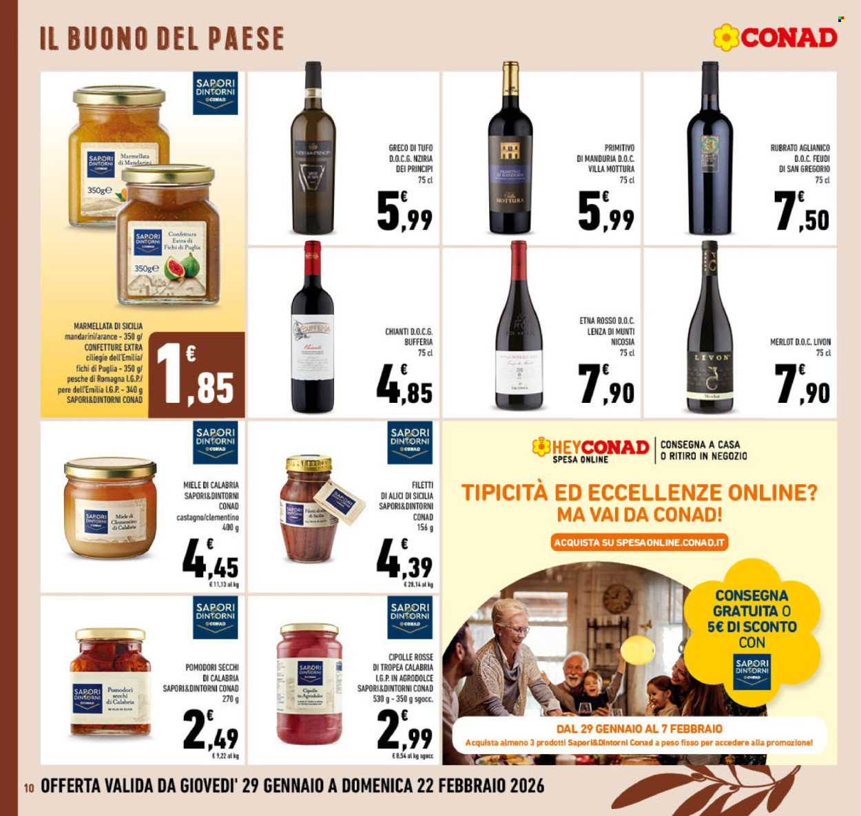 Volantino Conad - 29/1/2026 - 7/2/2026. Pagina 10