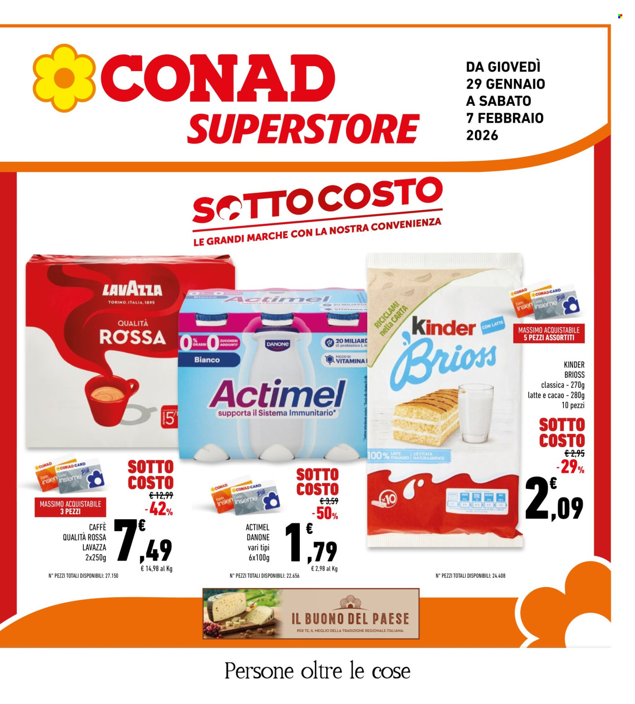 Volantino Conad - 29/1/2026 - 7/2/2026. Pagina 1