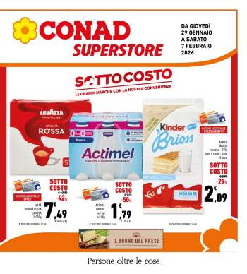 Volantino Conad - 29/1/2026 - 7/2/2026.