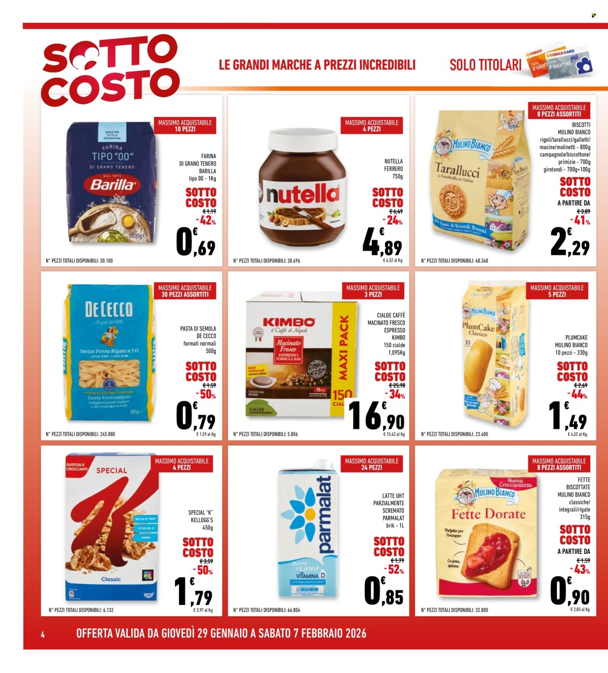 Volantino Conad - 29/1/2026 - 7/2/2026. Pagina 4