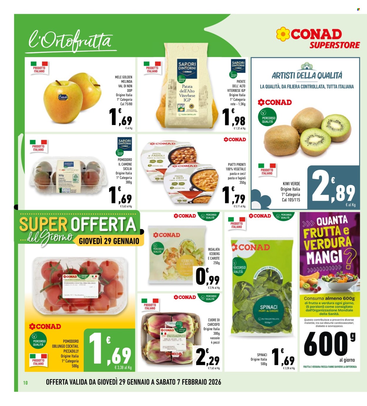 Volantino Conad - 29/1/2026 - 7/2/2026. Pagina 10