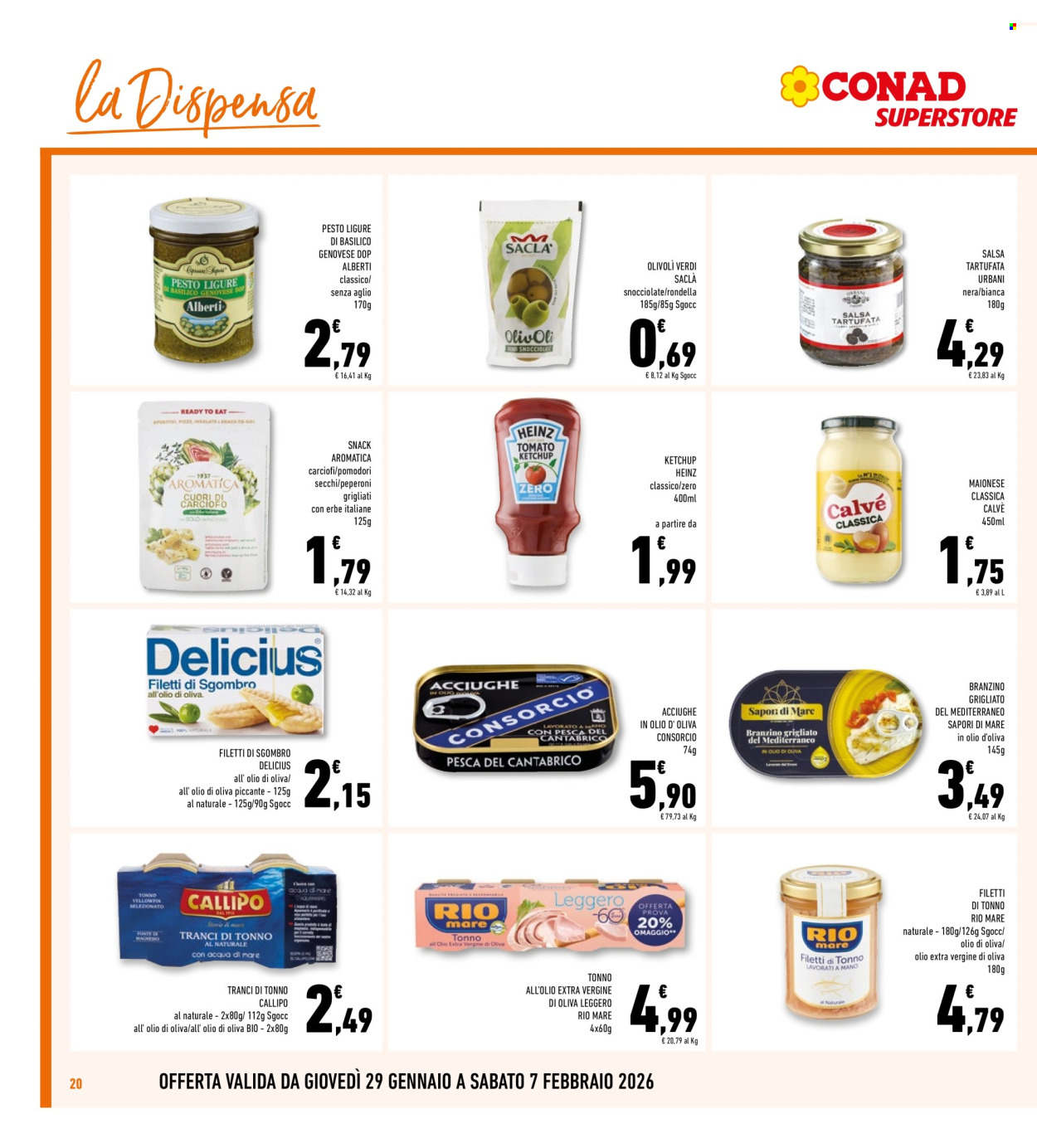 Volantino Conad - 29/1/2026 - 7/2/2026. Pagina 20