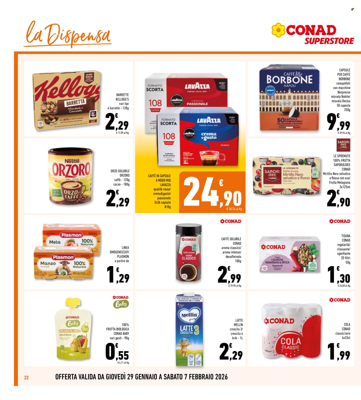 Volantino Conad - 29/1/2026 - 7/2/2026. Pagina 22
