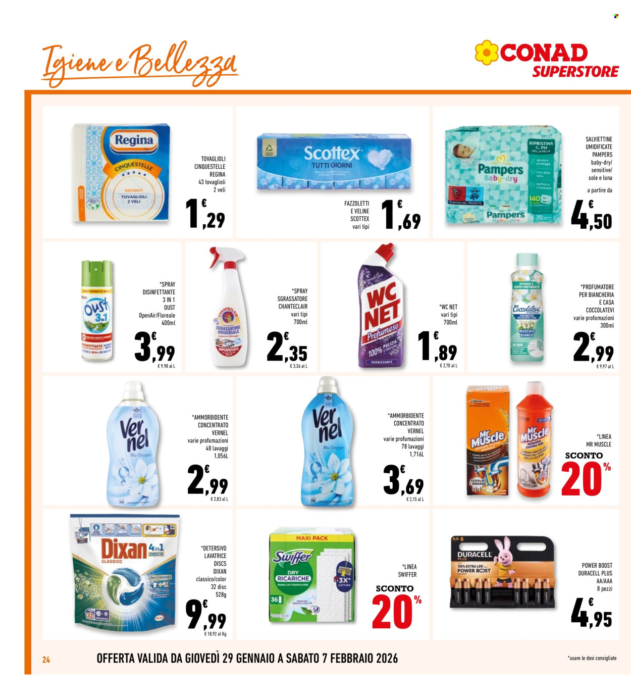 Volantino Conad - 29/1/2026 - 7/2/2026. Pagina 24