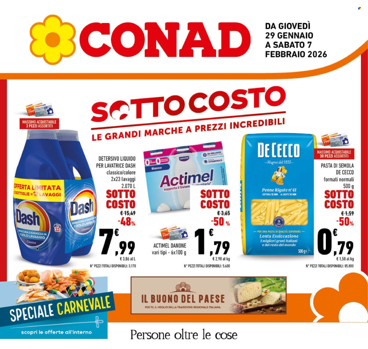 Volantino Conad - 29/1/2026 - 7/2/2026. Pagina 1
