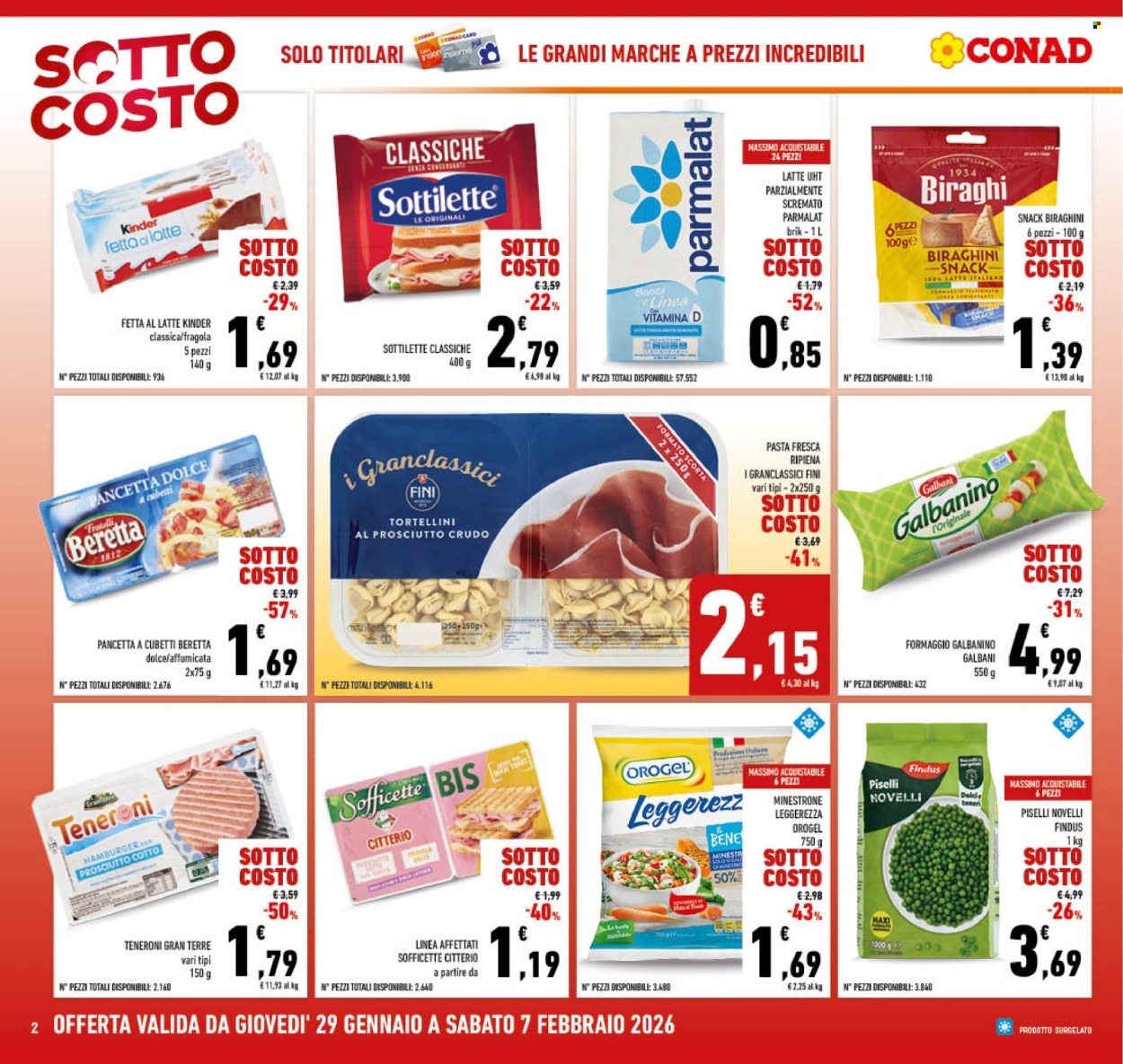 Volantino Conad - 29/1/2026 - 7/2/2026. Pagina 2