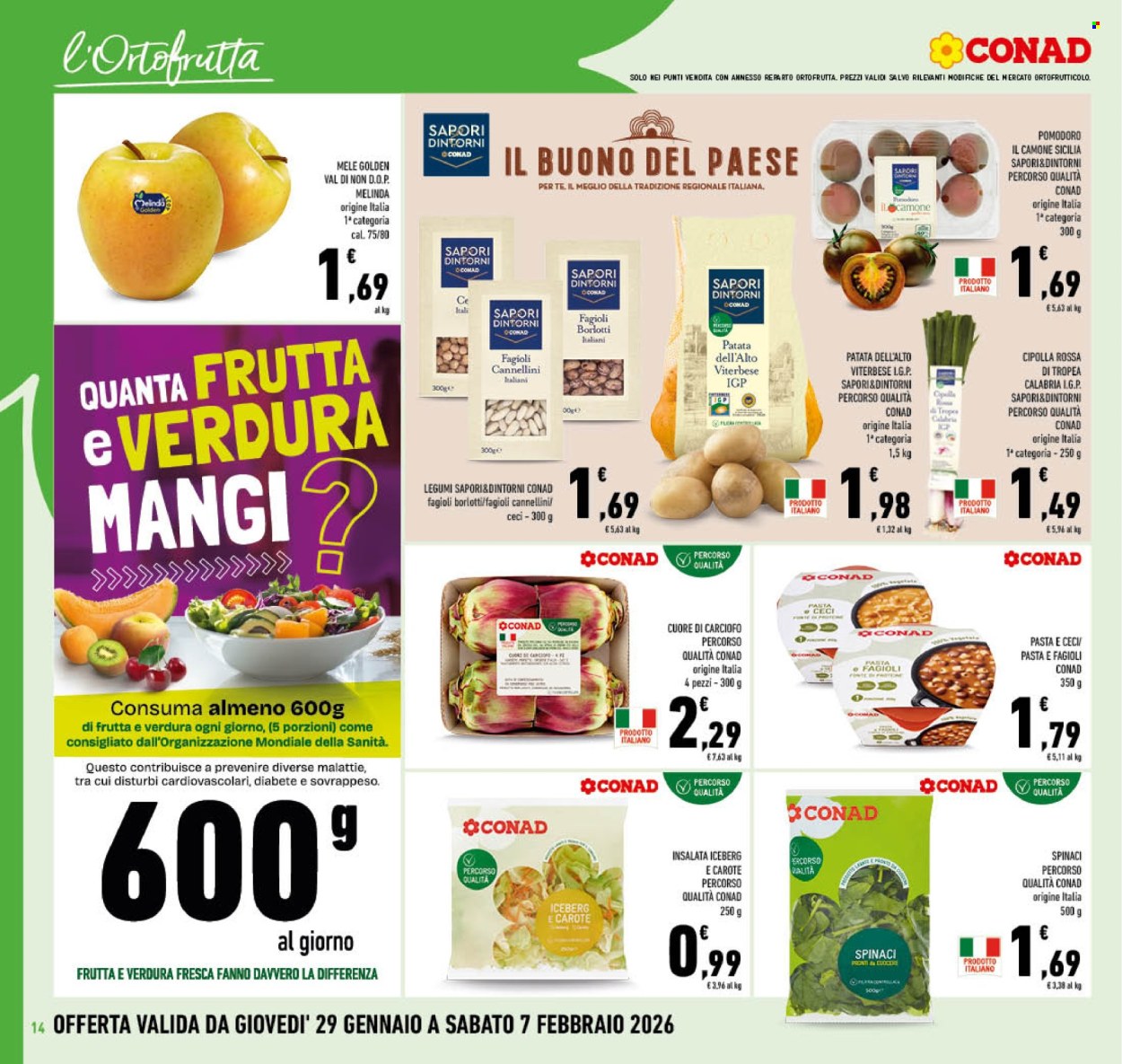 Volantino Conad - 29/1/2026 - 7/2/2026. Pagina 14